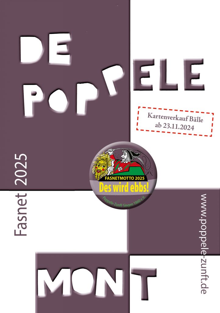 De Poppele mont - Fasnet 2025