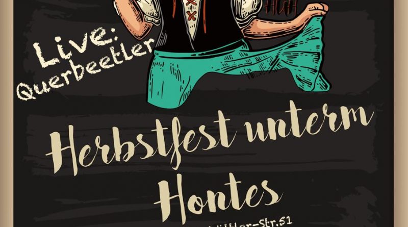 Plakat Herbstfest unterm Hontes